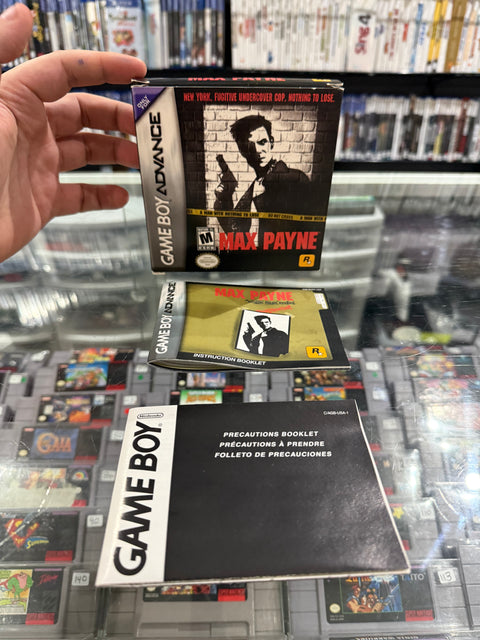 Max Payne Box and Manual Only