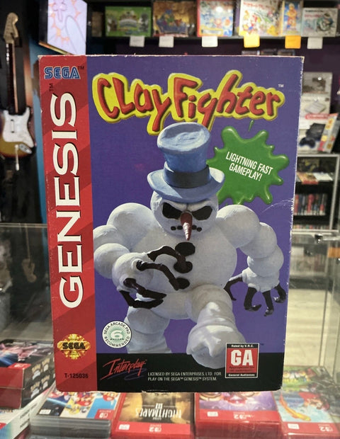 Clayfighter Sega Genesis - No Manual Tested