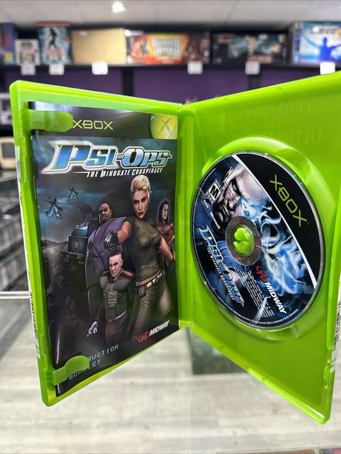 Psi-Ops: The Mindgate Conspiracy (Microsoft OG Xbox, 2004) CIB Complete Tested!