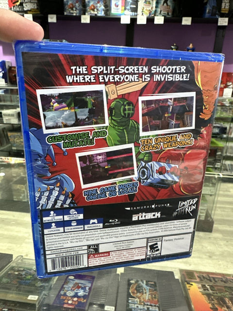 NEW! Screencheat (Sony PlayStation 4, 2018) PS4 Limited Run Factory Sealed!