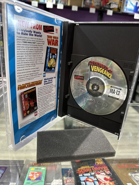Revengers of Vengeance (Sega CD, 1994) CIB Complete Tested!