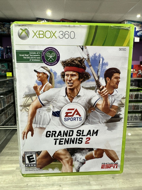 Grand Slam Tennis 2 (Microsoft Xbox 360, 2012) CIB Complete Tested!