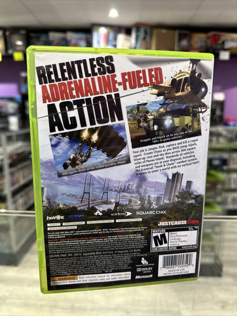 Just Cause 2 (Microsoft Xbox 360, 2010) CIB Complete Tested!