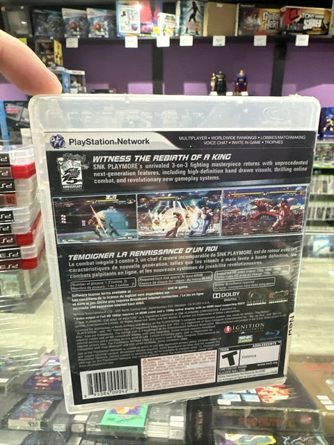 NEW! The King of Fighters XII (Sony PlayStation 3) PS3 Sealed *Ripped Plastic*