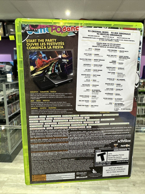 DJ Hero (Microsoft Xbox 360, 2009) CIB Complete Tested!