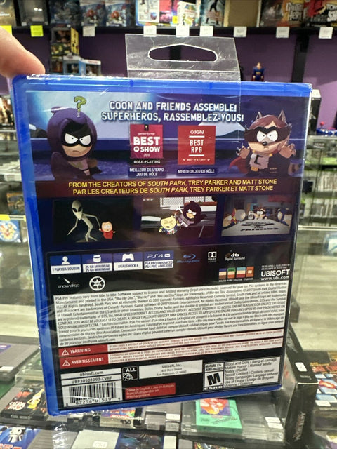 NEW! South Park: The Fractured but Whole (Sony Playstation 4, 2017) PS4 Sealed!