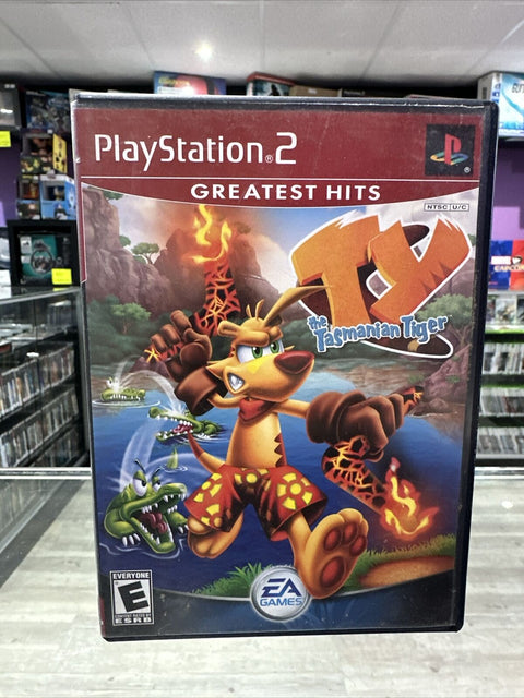 Ty the Tasmanian Tiger (Sony PlayStation 2, 2002) PS2 Tested!