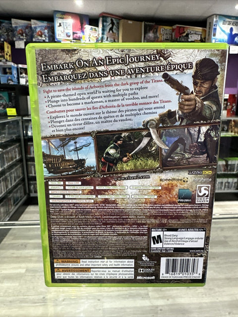 Risen 2: Dark Waters - Special Edition (Xbox 360, 2012) CIB Complete + Poster