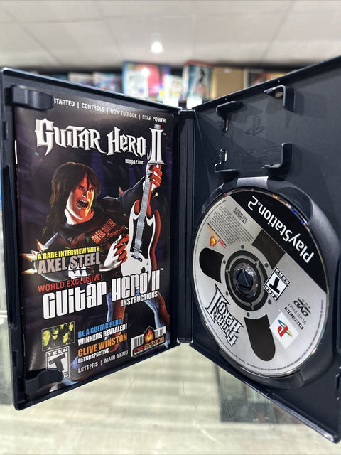 Guitar Hero II (Sony PlayStation 2, 2006) PS2 CIB Complete Tested!