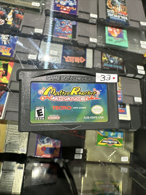 Monster Rancher Advance (Nintendo GameBoy Advance) Cart Only GBA
