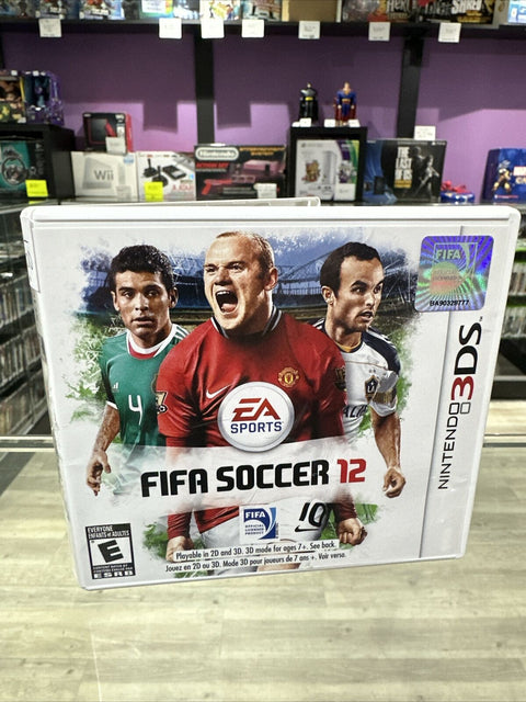 FIFA Soccer 12 (Nintendo 3DS, 2011) CIB Complete Tested!