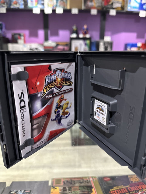 Power Rangers Super Legends 15th Anniversary - Nintendo DS CIB Complete Tested!