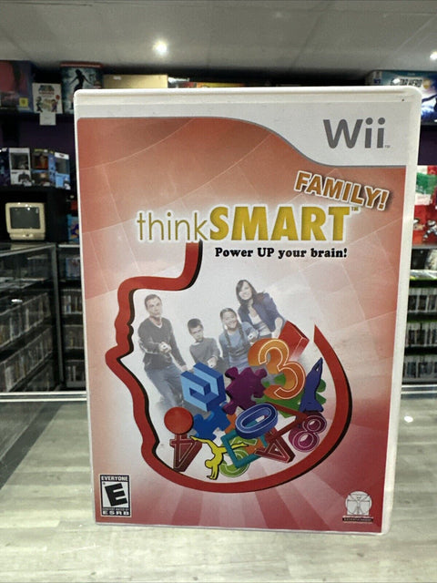 Thinksmart Family (Nintendo Wii, 2010) CIB Complete Tested!