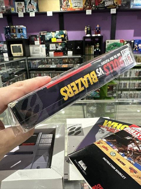 Bulls vs. Blazers and the NBA Playoffs (Super Nintendo, 1992) CIB SNES Complete
