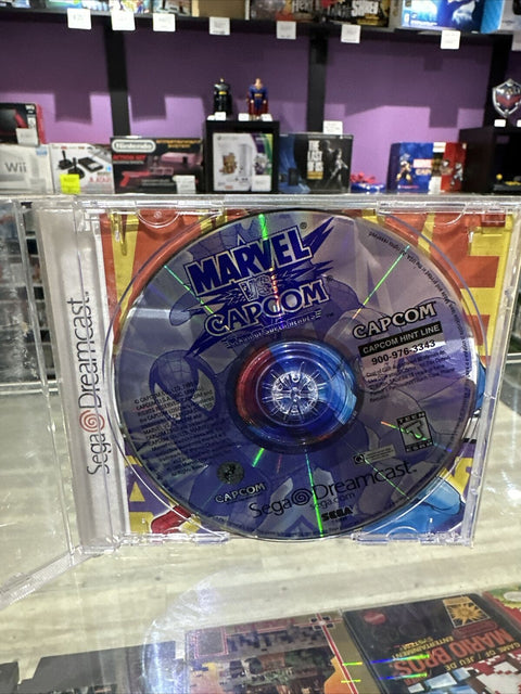 Marvel vs. Capcom: Clash of Super Heroes (Sega Dreamcast, 1999) No Manual Tested
