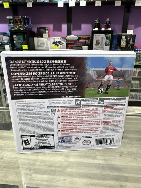 FIFA Soccer 12 (Nintendo 3DS, 2011) CIB Complete Tested!
