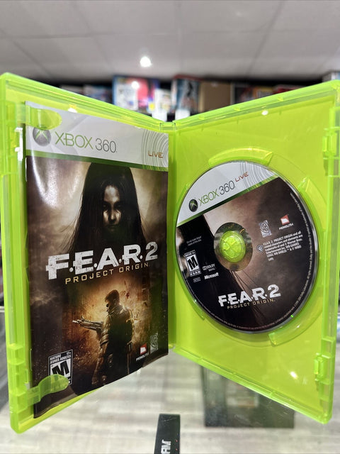 F.E.A.R. 2: Project Origin (Microsoft Xbox 360, 2009) Complete Tested Fear 2