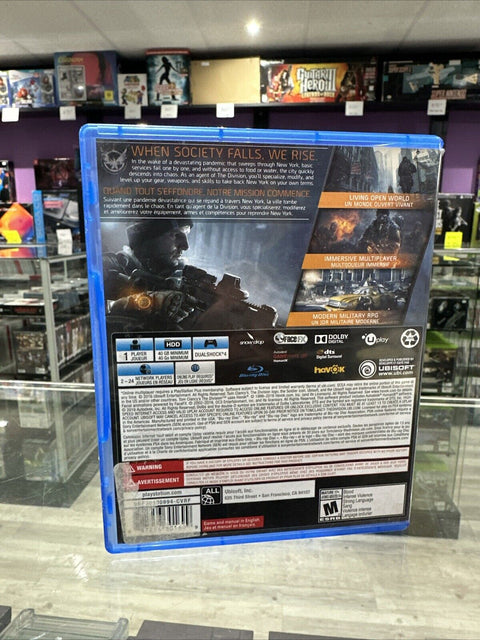 Tom Clancy's The Division (PlayStation 4, 2016) PS4 Tested!