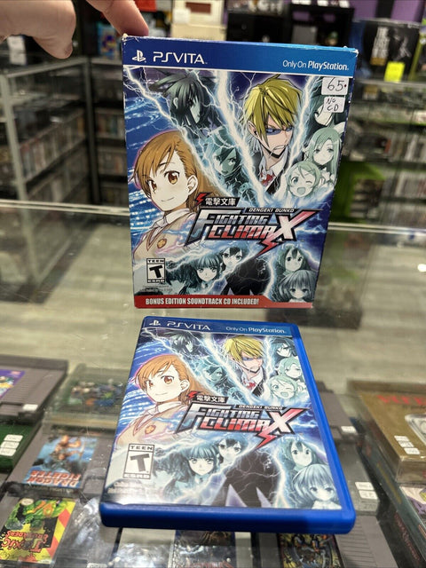 Dengeki Bunko: Fighting Climax (Sony PlayStation PS Vita, 2015) No CD - Tested!