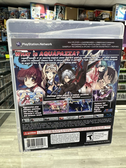 AquaPazza: AquaPlus Dream Match (Sony PlayStation 3, 2013) PS3 No Manual Tested!