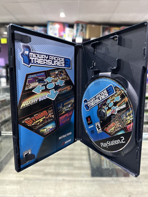 Midway Arcade Treasures 3 (Sony Playstation 2) PS2 CIB Complete Tested!
