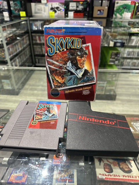 Sky Kid (Nintendo Entertainment System) NES 5-Screw In Box Tested!