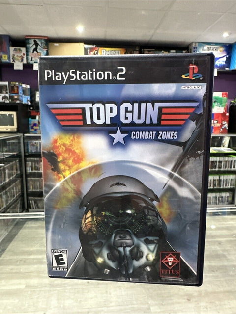 Top Gun Combat Zones (Sony PlayStation 2, 2007) PS2 Tested!