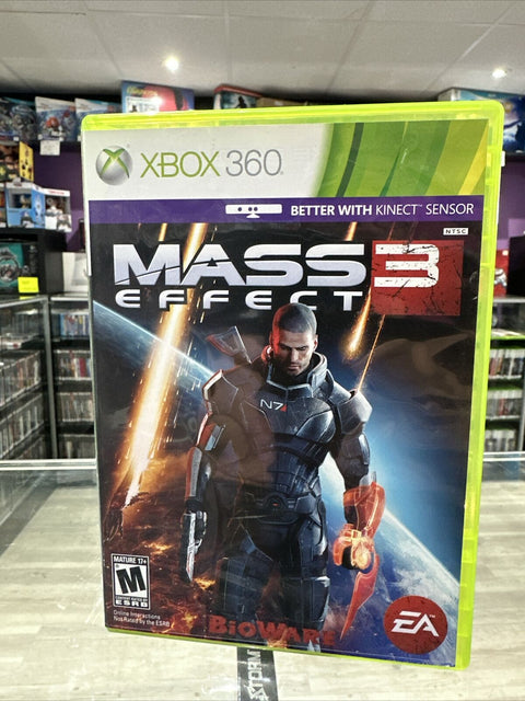 Mass Effect 3 (Microsoft Xbox 360, 2012) CIB Complete Tested!