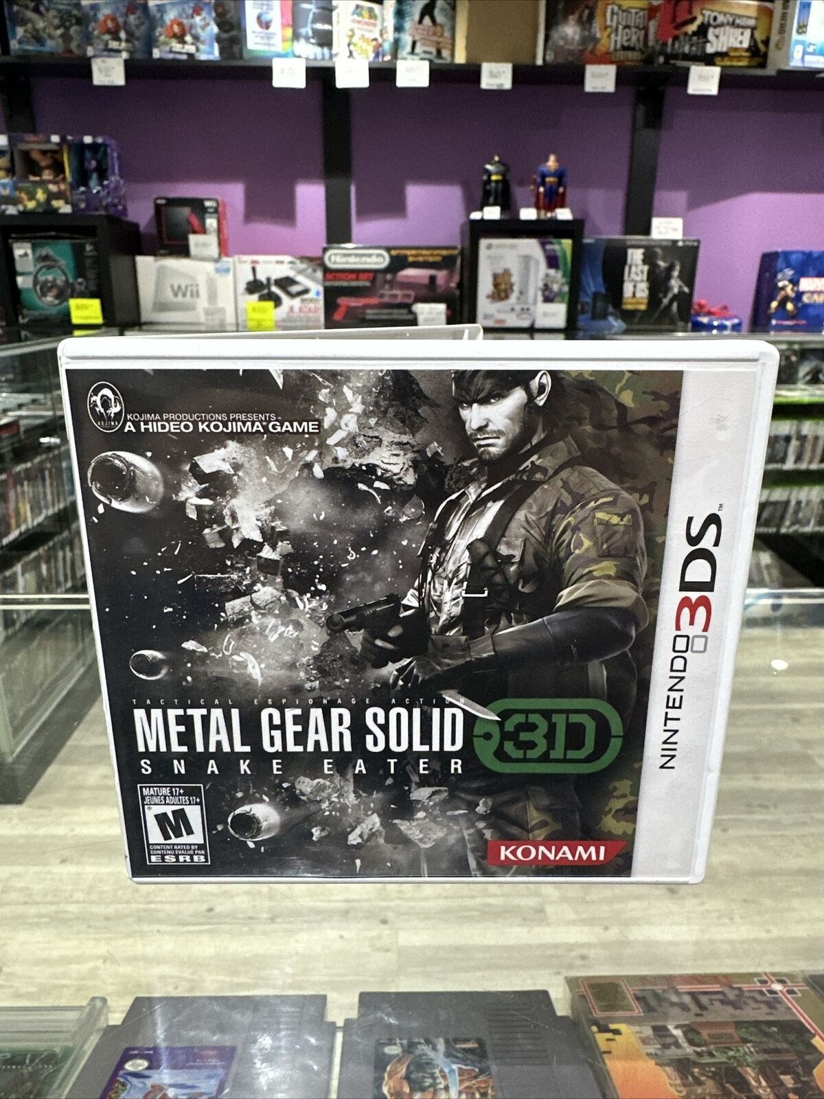 Metal Gear Solid Snake Eater 3D Nintendo 3DS CIB Complete