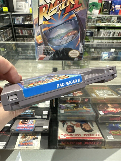 Rad Racer II (Nintendo Entertainment System, 1990) NES CIB Complete Tested!