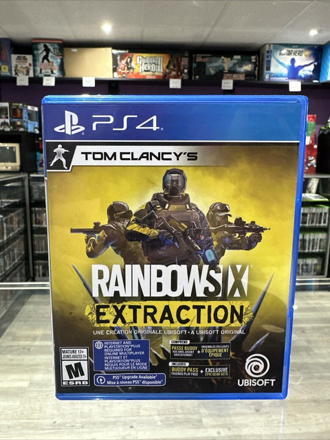 Tom Clancy's Rainbow Six Extraction (Sony PlayStation 4, 2022) PS4 Tested!