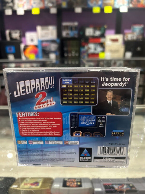 Jeopardy 2nd Edition (Sony PlayStation 1, 2000) PS1 CIB Complete Tested!