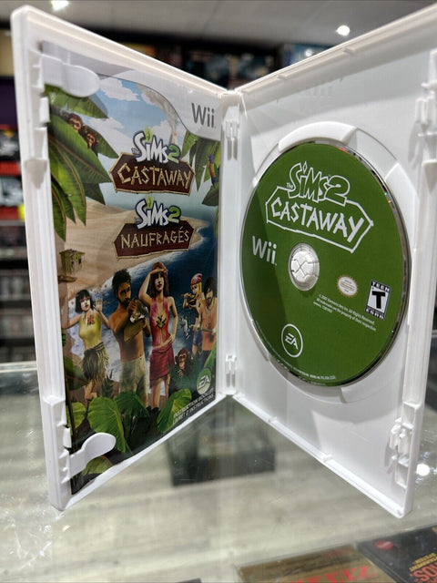The Sims 2: Castaway (Nintendo Wii, 2007) CIB Complete Tested!