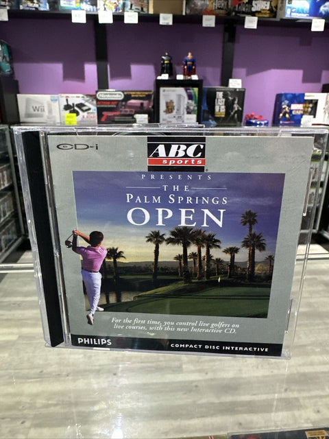 ABC Sports Presents The Palm Springs Open (Philips CD-i 1991) Complete w/ Sleeve