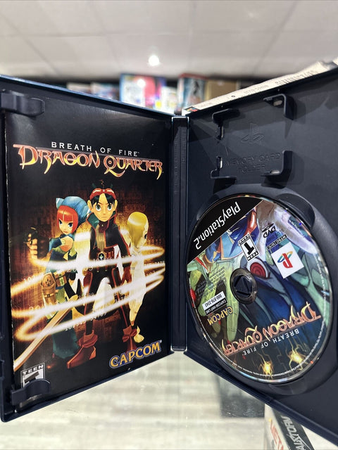 Breath of Fire: Dragon Quarter (Sony PlayStation 2, 2003) PS2 Complete Tested
