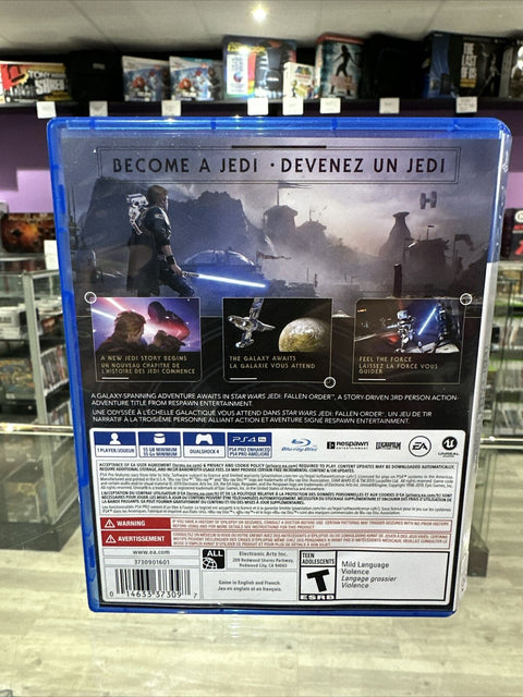 Star Wars Jedi: Fallen Order (PlayStation 4, 2019) PS4 CIB Complete Tested!