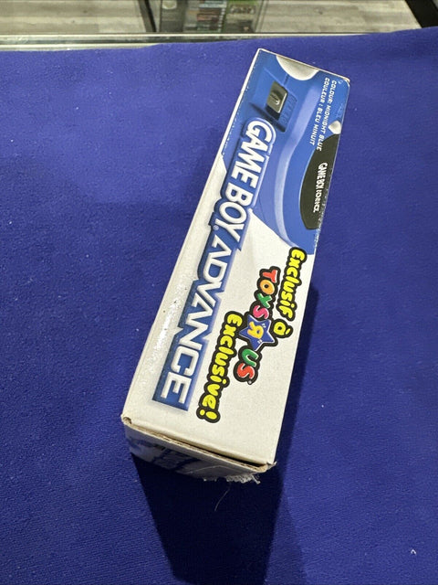 Nintendo Game Boy Advance Toys R Us Edition Blue GBA Complete New Battery Cover
