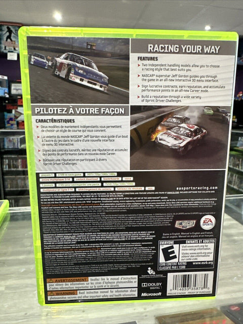 NASCAR 09 (Microsoft Xbox 360, 2008) CIB Complete Tested!