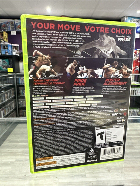 UFC Undisputed 3 (Microsoft Xbox 360, 2012) CIB Complete Tested!