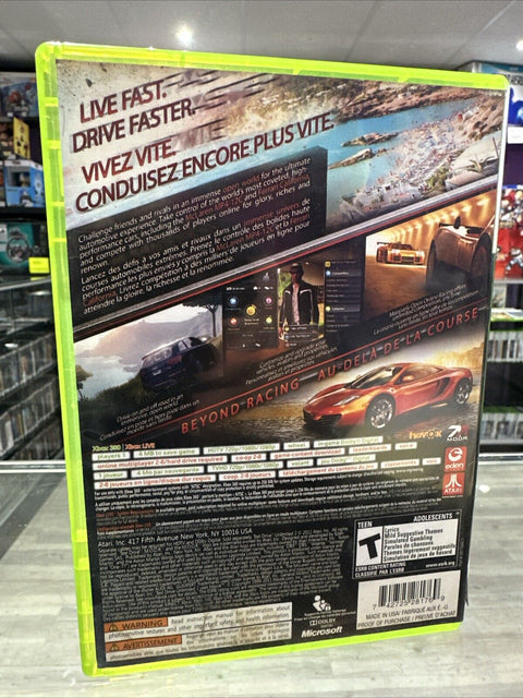 Test Drive Unlimited 2 (Microsoft Xbox 360, 2011) CIB Complete Tested!