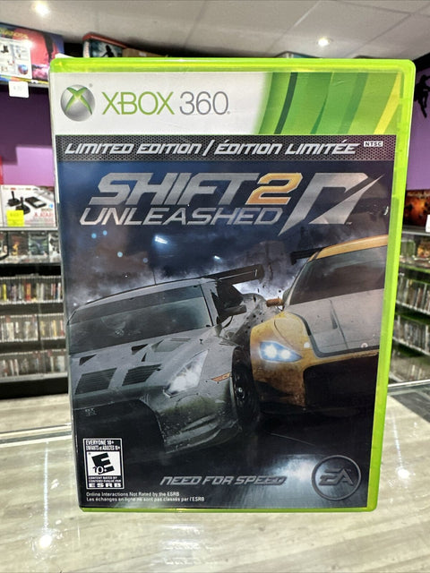 Shift 2 Unleashed Limited Edition - MicrosoftXbox 360 CIB Complete Tested!