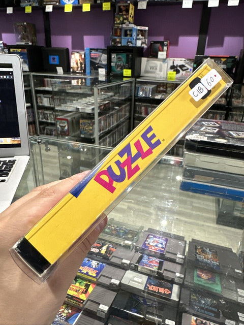 Puzzle (Nintendo Entertainment System, 1990) NES CIB Complete Tested!