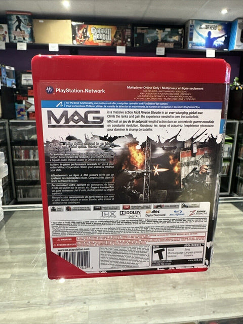 MAG (Sony PlayStation 3, 2010) PS3 CIB Complete Tested!