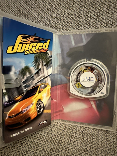 Juiced: Eliminator (Sony PSP, 2006) PAL Import European Version - Complete!