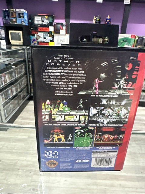 Batman Forever (Sega Genesis, 1995) CIB Complete Tested!