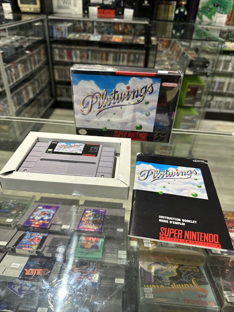 Pilotwings (Super Nintendo, 1991) SNES CIB Complete Tested!