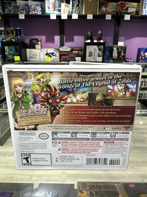 Hyrule Warriors Legends (Nintendo 3DS, 2016) CIB Complete Tested!