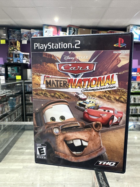 Cars: Mater-National Championship (Sony PlayStation 2, 2007) PS2 Tested!
