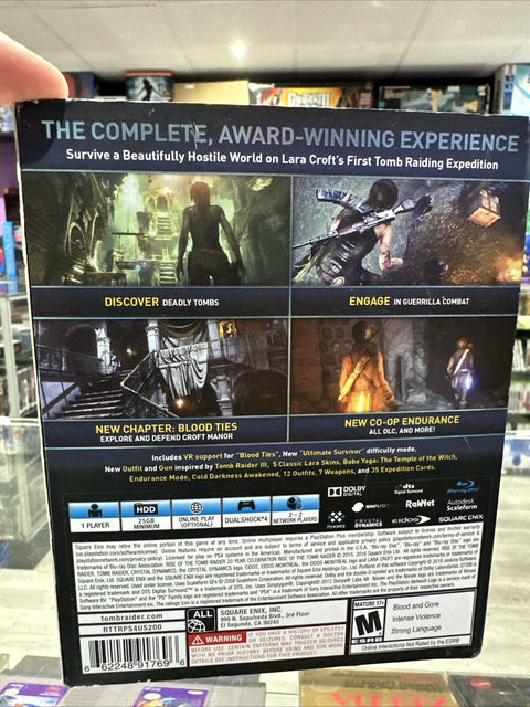 Rise of the Tomb Raider 20 Year Celebration (PlayStation 4) PS4 Artbook Editon