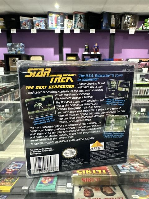 Star Trek: The Next Generation (Nintendo Game Boy, 1993) GB CIB Complete Tested
